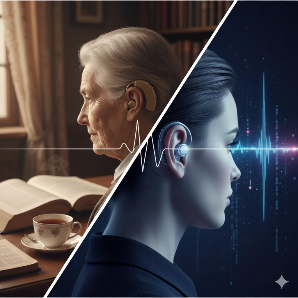 Difference between Traditional and AI hearing aids